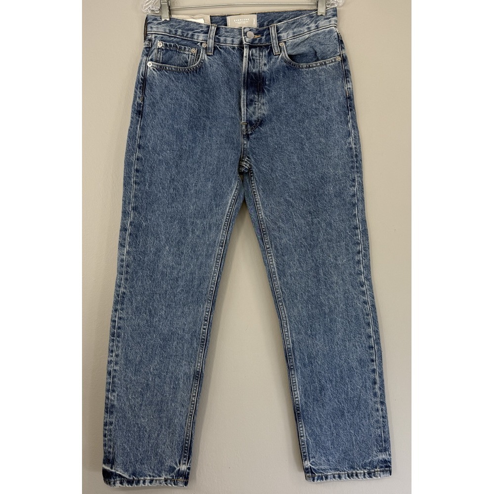 Everlane Rigid Slouch Acid Wash Jeans Women's 26Reg (30) Relaxed Straight NWT